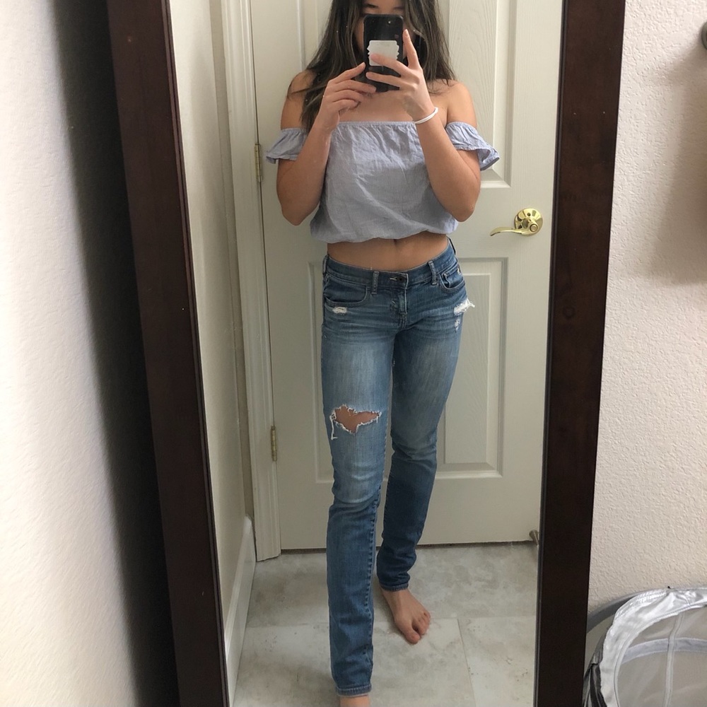 Abercrombie & Fitch Kids blue jeans